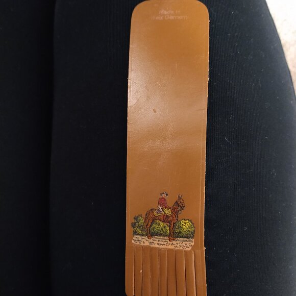 Leather Mountie RCMP book mark made in West Germany - Picture 5 of 13